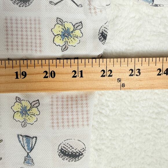 VTG K.T. Golf Mens Large Polo Golf Novelty print Y2K RetroGolf Aesthetic Funky - Picture 5 of 6